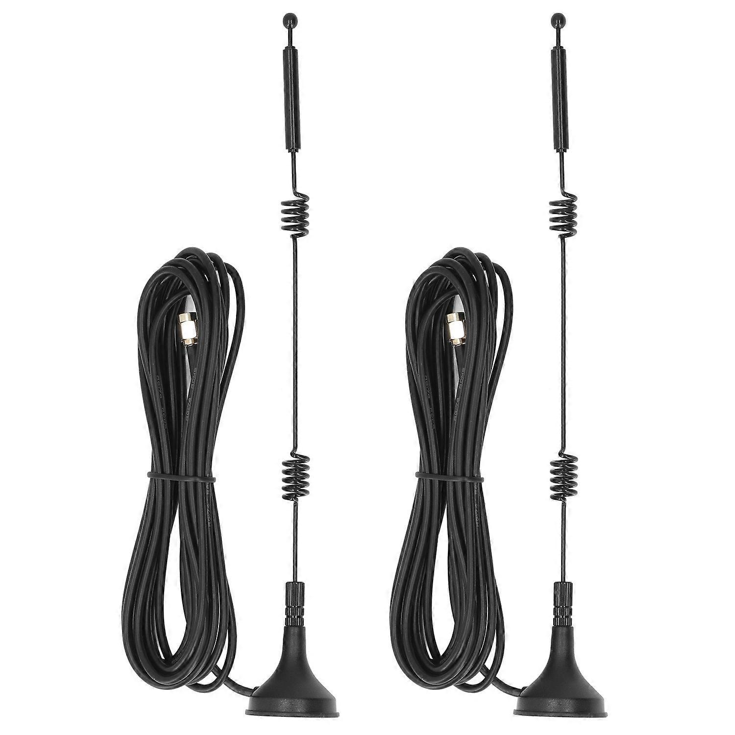 Stück 2,4g/5,8g Wlan-antenne Mit Magnetfuß, Kupfer, Dualband, 12 Dbi, Hohe Verstärkung, Router-antenne Mit Sma-anschluss