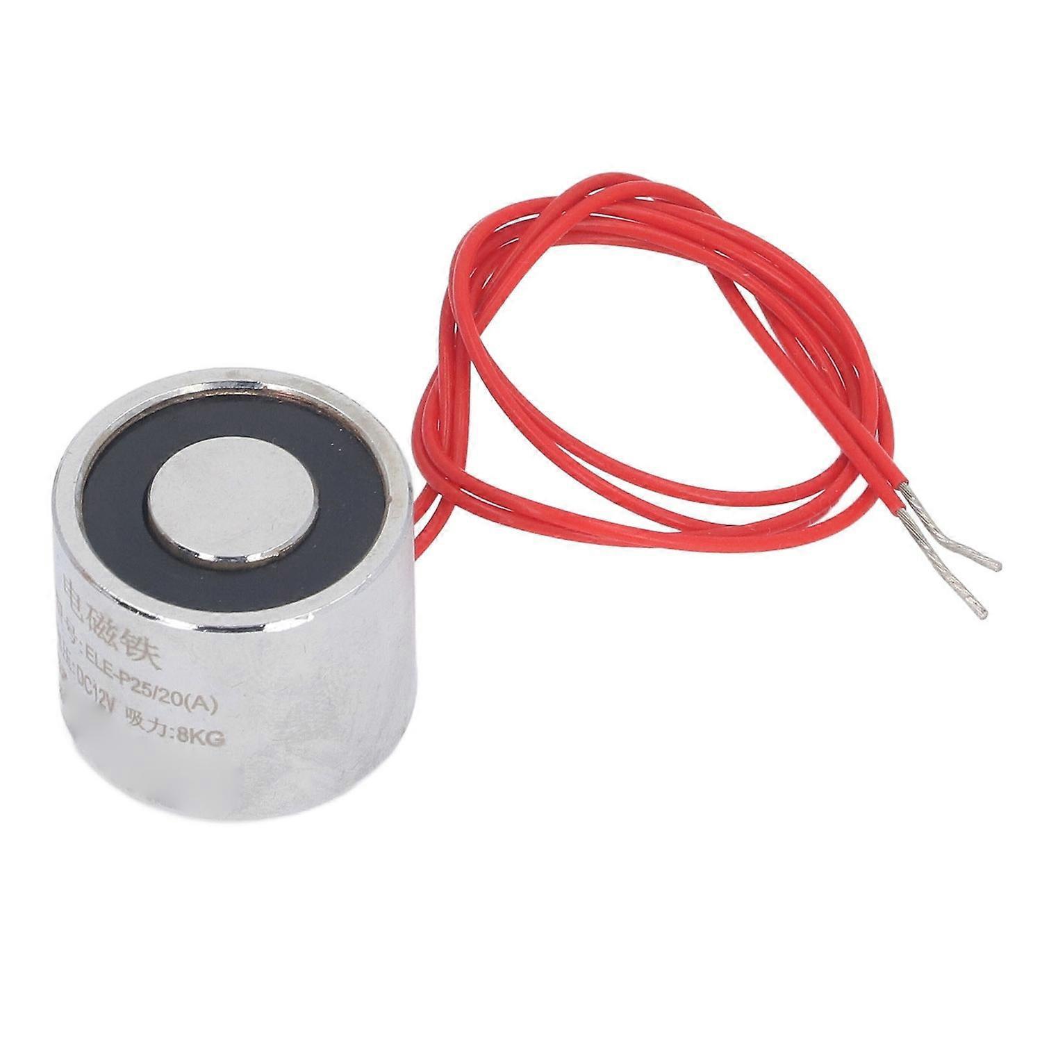 Elektromagnet-solenoid Aus Reinem Eisen, Mini-rundsaugnapf, Elektrischer Hebemagnet, Dc 12 V