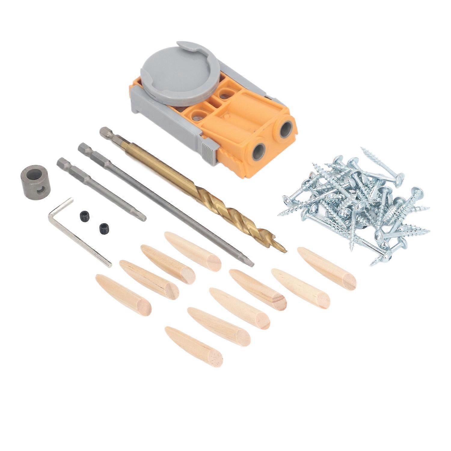 Schrägloch-einstellvorrichtung Für Holzbearbeitung, 15° Verstellbar, Diy-taschenloch-einstellvorrichtung Für 1/2 Zoll Bis 1 1/2 Zoll