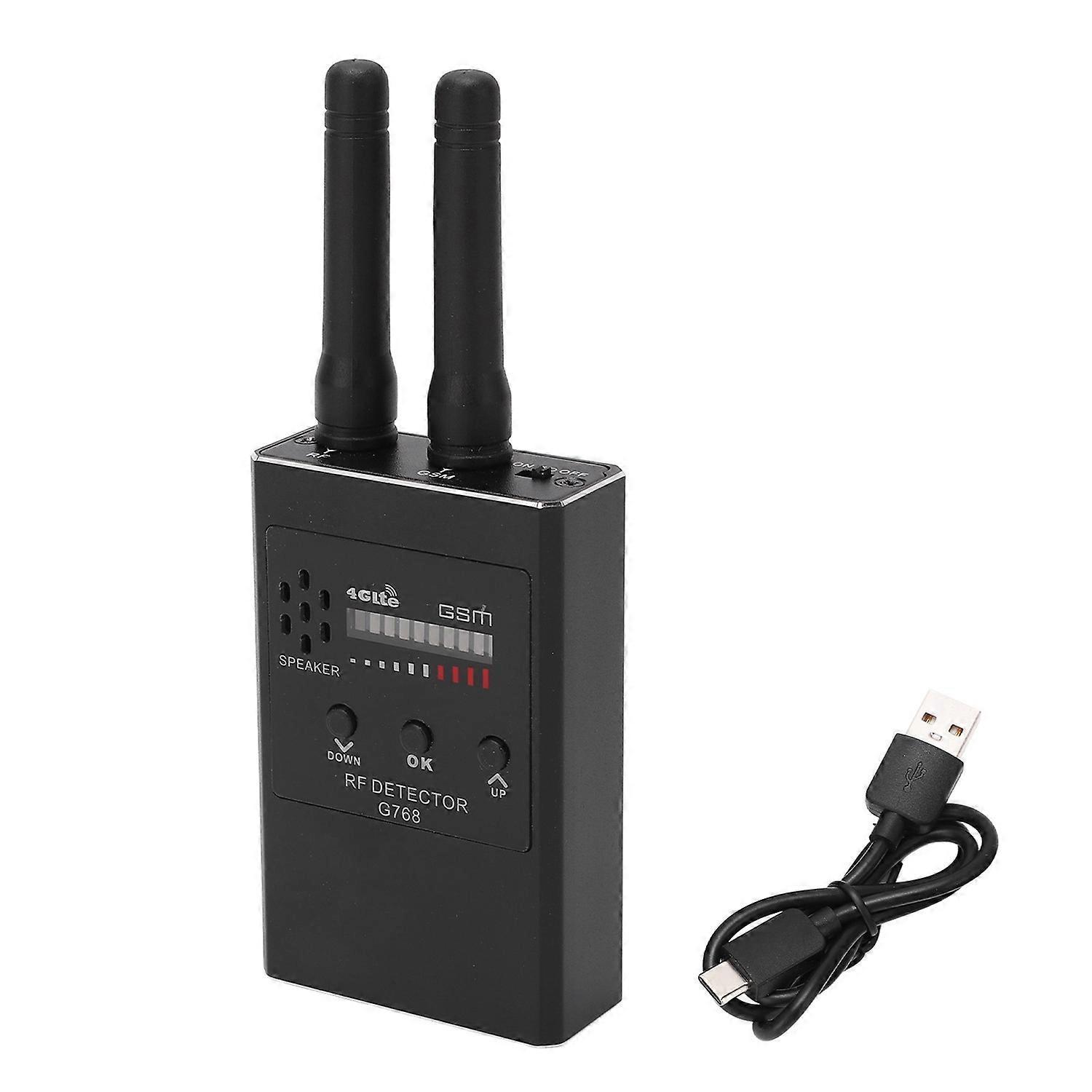 Drahtloser Hf-signaldetektor, Hochempfindliche Kamera, Gps-tracking-gerät, 10-stufige Led, 300–2700 Mhz, Schwarzweiß