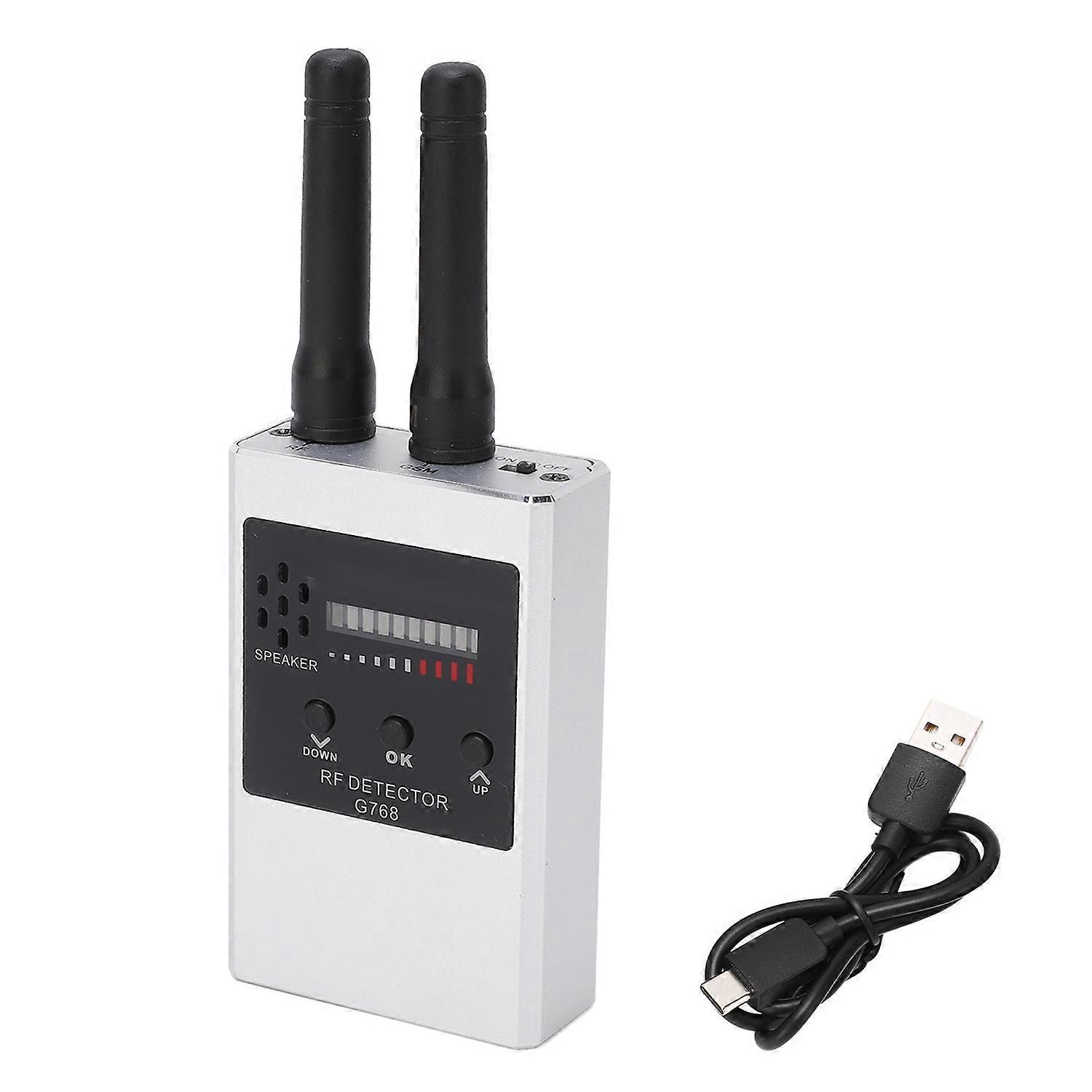 Drahtloser Hf-signaldetektor Mit Hoher Empfindlichkeit, Kamera, Gps-tracking-gerät, 10-stufige Led, 300–2700 Mhz, Sil