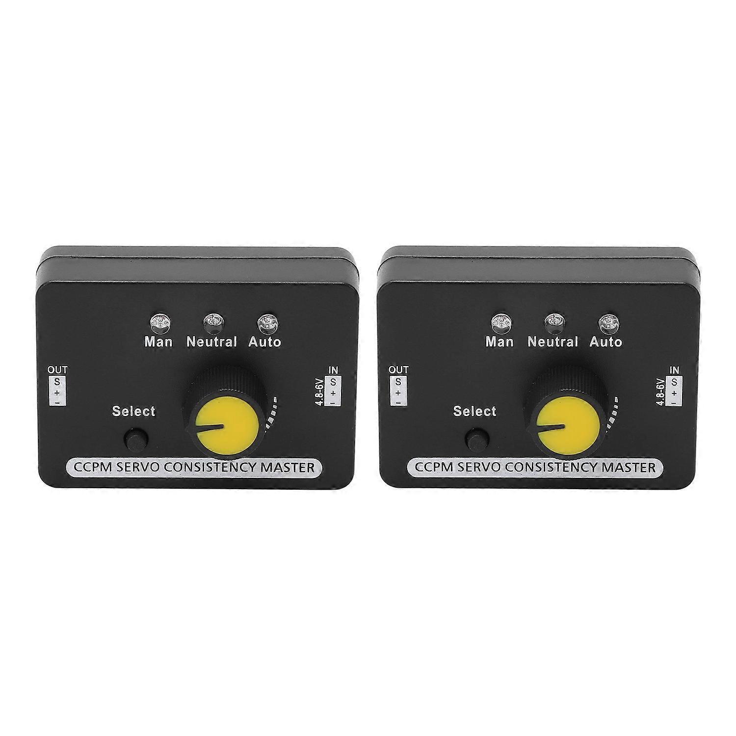 Stück Rc-servo-tester Mit Manueller Drehzahlregelung Und Mcu-steuerung Für Motoren Mit 4,8–6 V Dc.