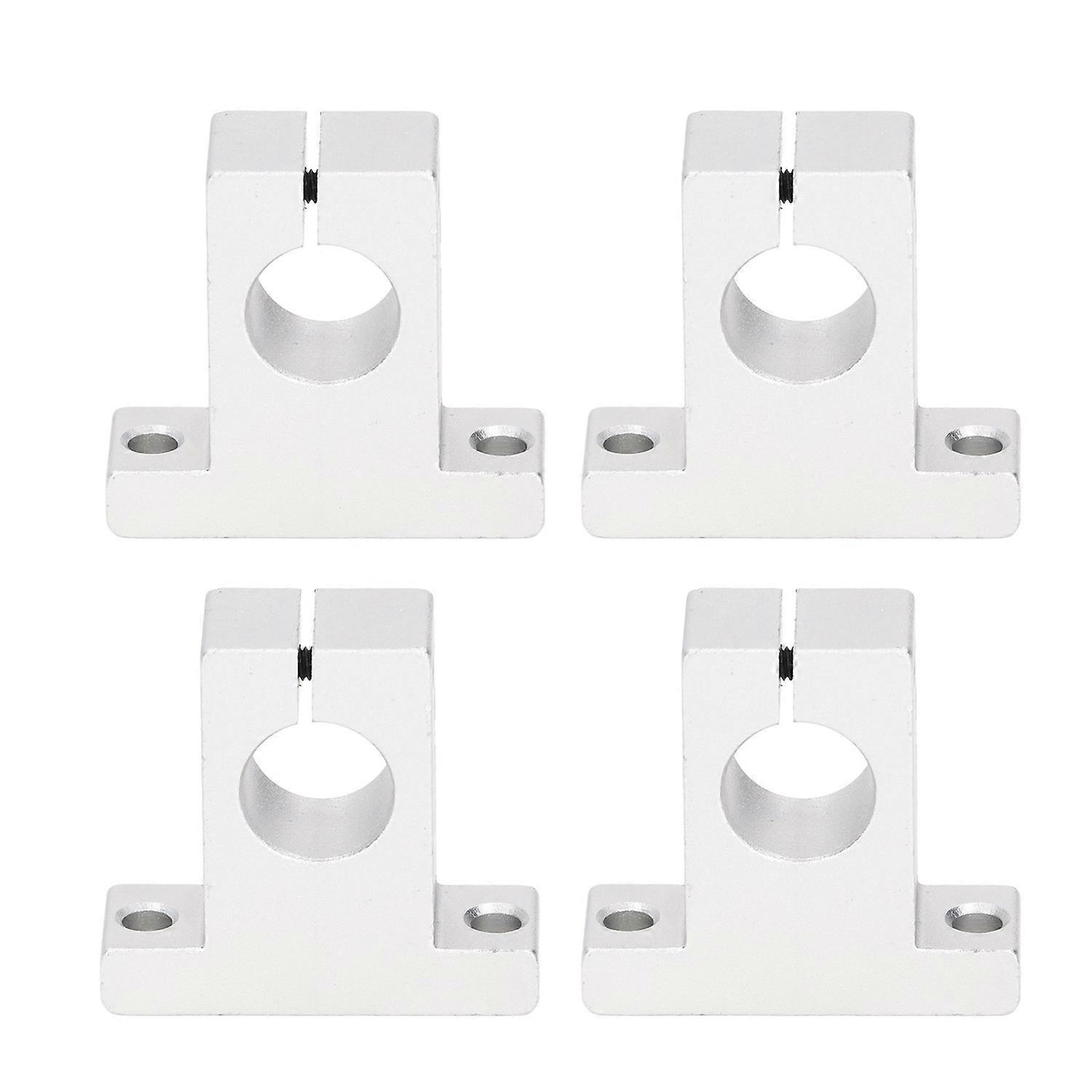 4 Stück Schienenführungshalterung Aus Aluminiumlegierung Für Linearbewegungen, 16-mm-stange, Linearwellenhalterung Für Elektrische Anwendungen
