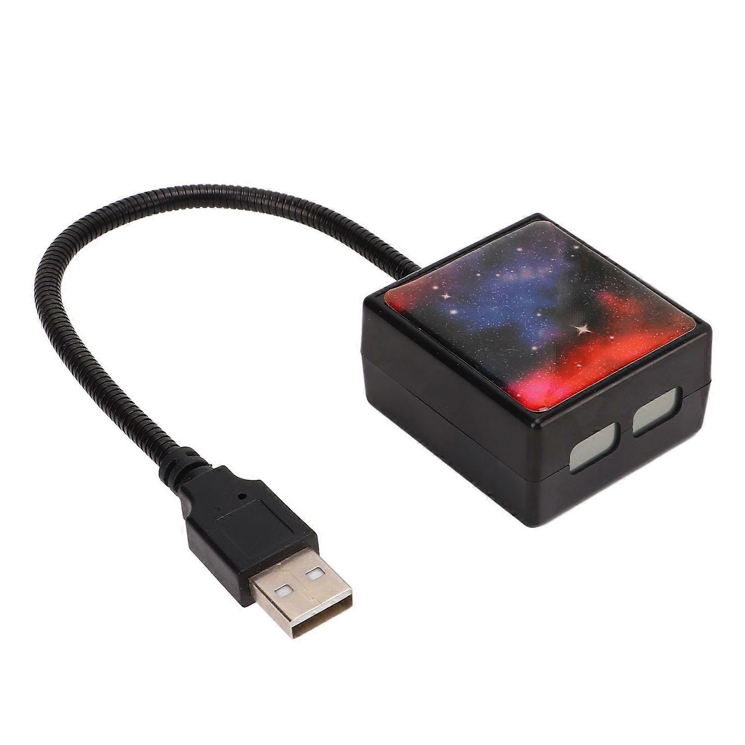 Usb-sternenprojektor-nachtlicht, Ambientelampe, 3 Farben, Auto-innendekoration Für Zuhause, Schlafzimmer