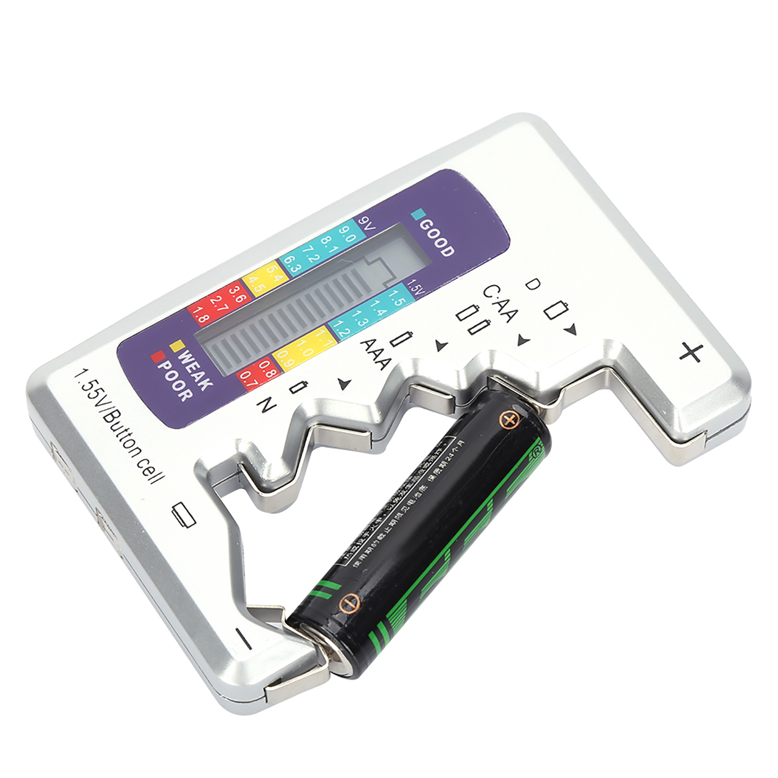Digitaler Batterietester, Batteriekapazitätsprüfer, Messwerkzeug 90 X 60 Mm
