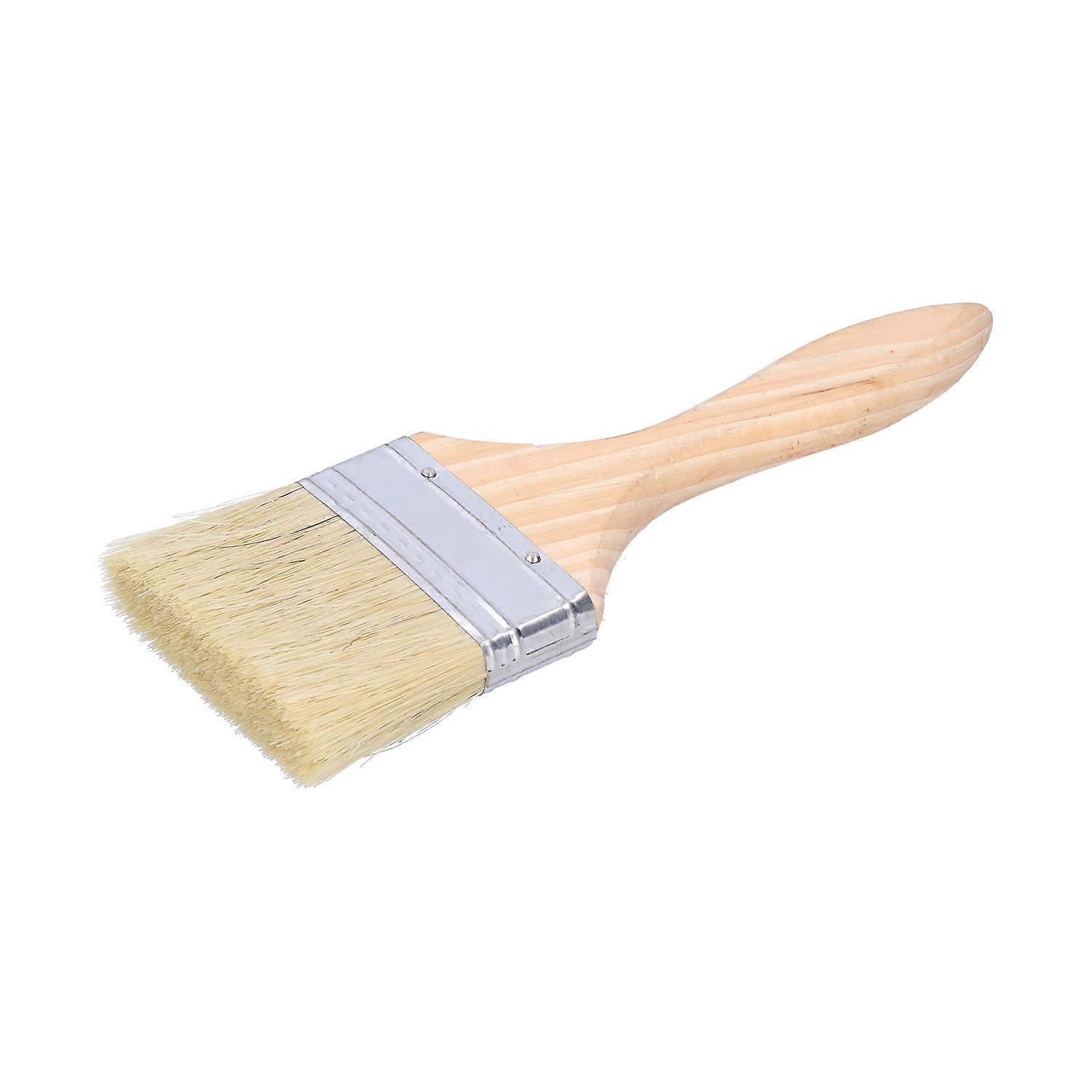10 Multifunktionale Pinsel (7,6 Cm) Mit Holzgriff Zum Streichen, Lackieren, Kleben Und Gesso
