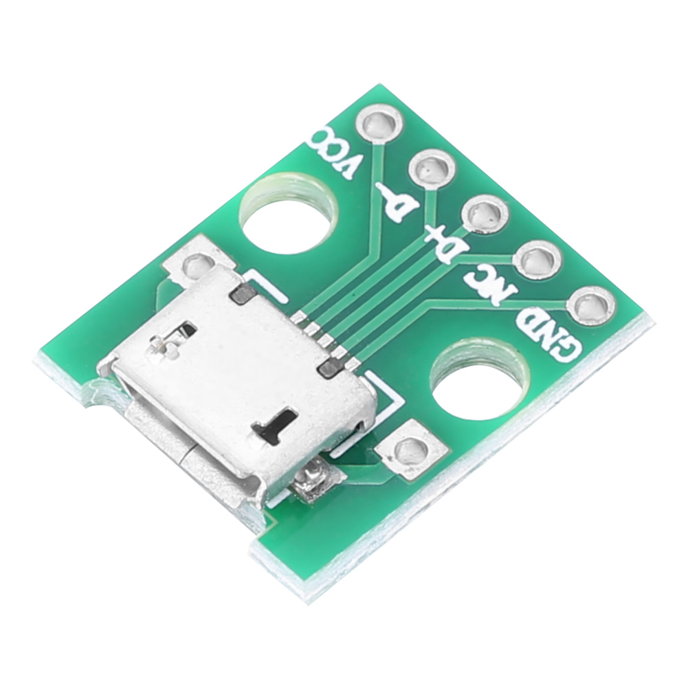 50 Stück Micro-usb-buchse Auf Dip 2,54-mm-pin-schnittstellenkonverter-adaptermodul