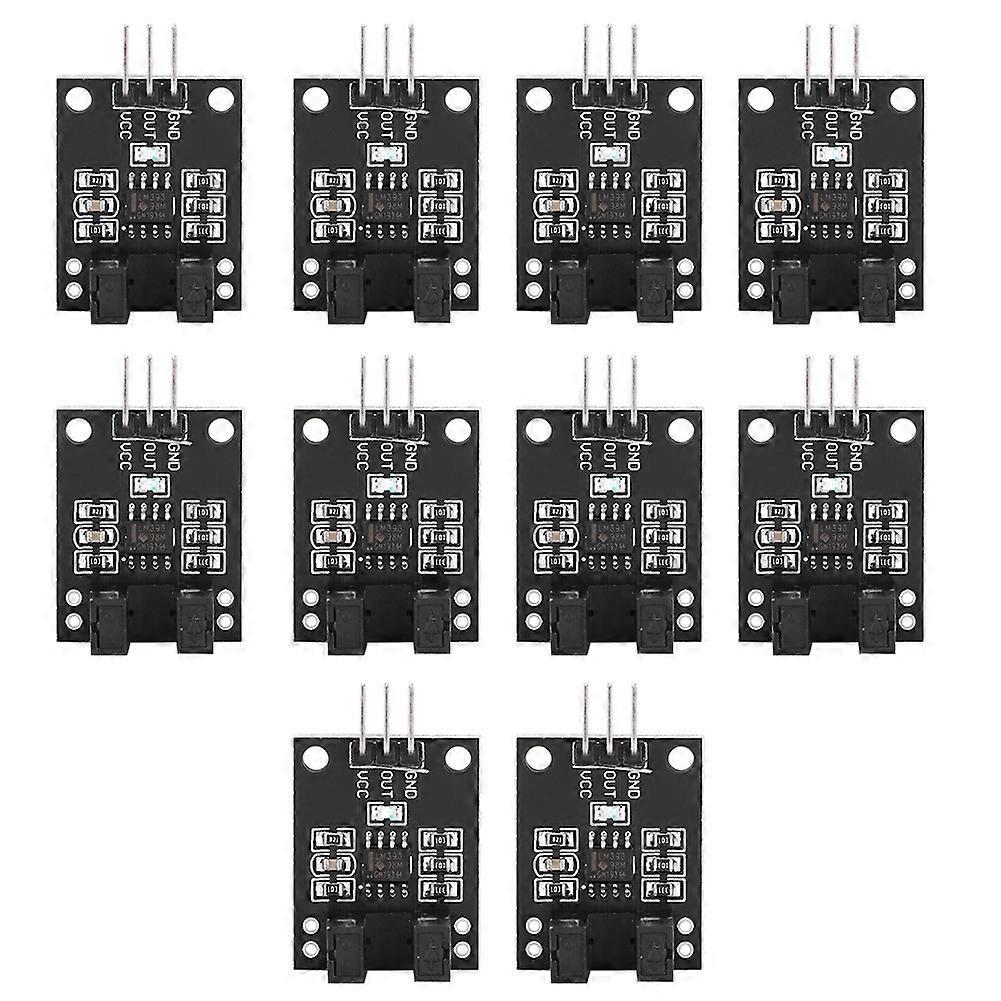 10 Stück Infrarot-fotoelektrische Sensormodule Zur Motordrehzahlerkennung (elektronische Bauteile)