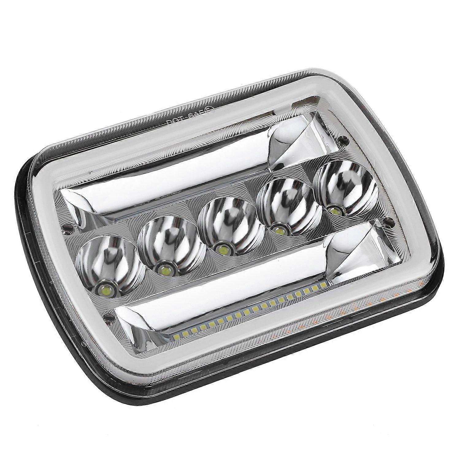 7x6 Zoll 120w Led-scheinwerfer Mit Tagfahrlicht, Fern- Und Abblendlicht, Ip67 Wasserdicht, Passend Für Chevy Express 1500, 2500 Und 3500