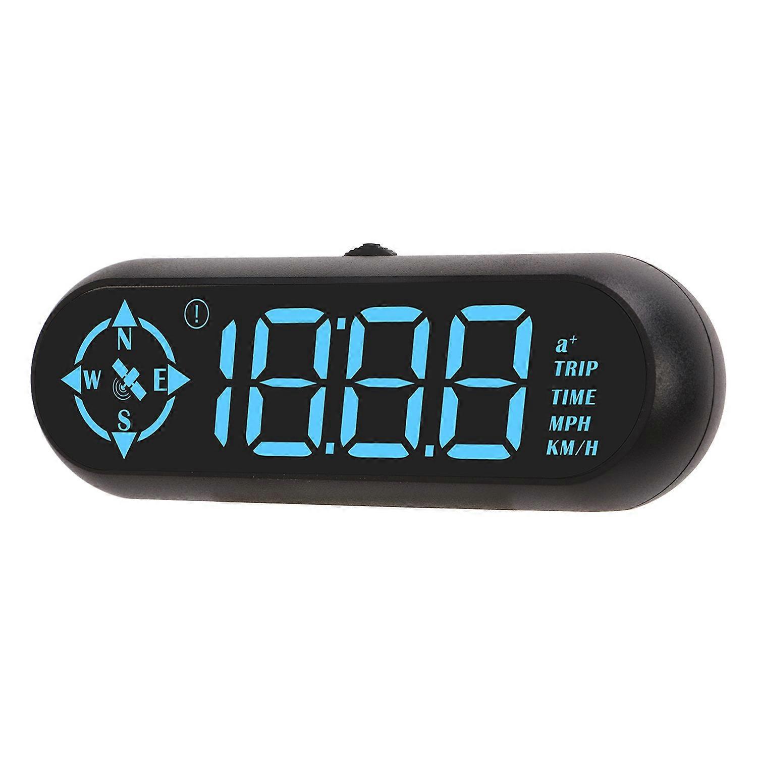 Digitales Head-up-display (hud) Mit Tachometer, Kilometerzähler, Kompass, Gps Und 7 Schriftarten, Universell Für Fahrzeuge