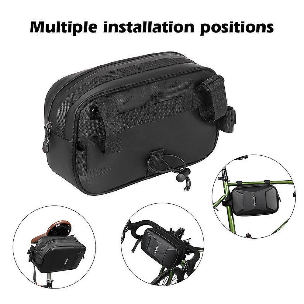 Fahrradlenkertasche, 3l Lenkertasche, Fahrrad-querträgertasche