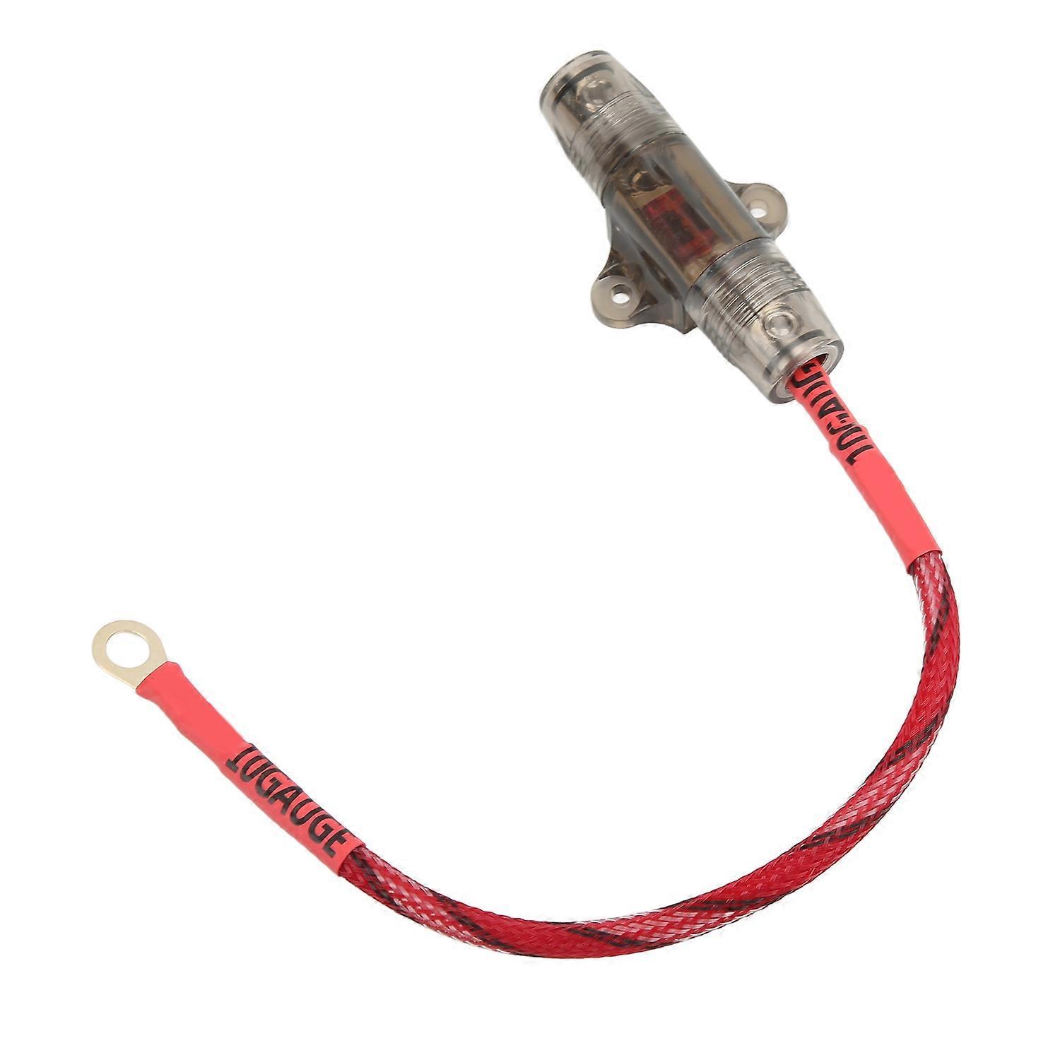 Audio-sicherungskabel Mit O-förmigem Anschluss, Kupfermaterial, Hochfeste 10ga-audio-sicherung Für Auto Und Boot