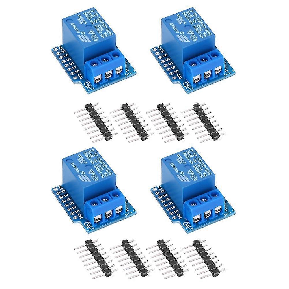 Stück 5v-relaismodul-elektronikkomponenten Passend Für D1 Mini 5v High Level Trigger