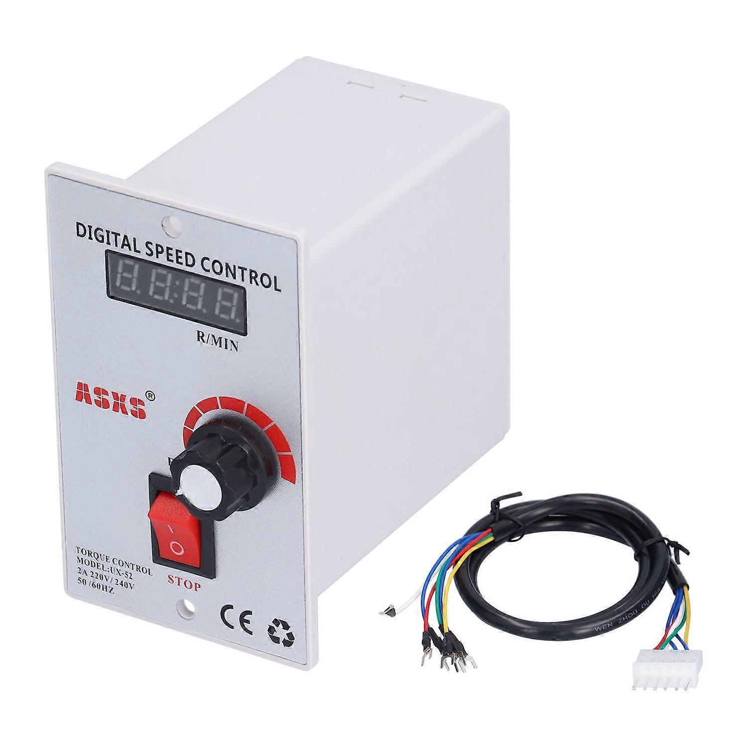 Motordrehzahlregler Ux‑52 Digital 400w 220‑230v Geräusch- Und Vibrationsfreier Drehzahlregler
