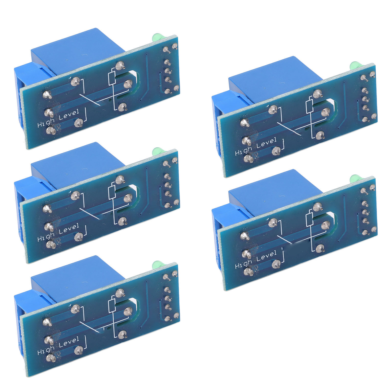 5 Stück 1-kanal-relaismodul-platinenabschirmung Mit Optokoppler-isolation 5v Elektronisches Bauteil