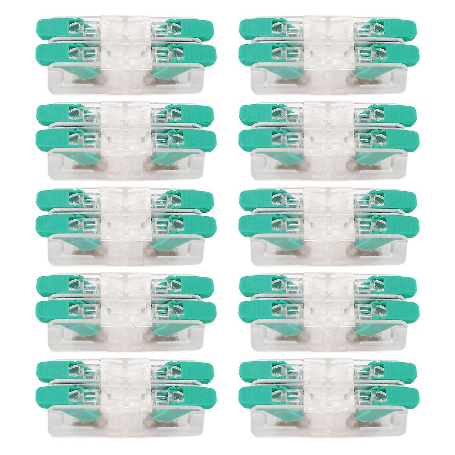 10 Stück 2-in-2-out-drahtverbinder 0,5 Bis 6 Mm² Kupferkontaktleiterverbinder Für Haushaltsgeräte