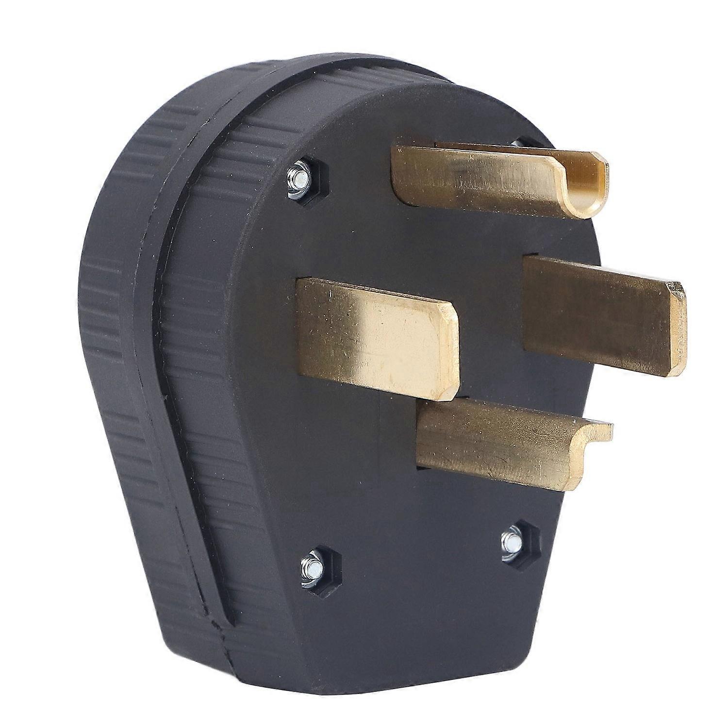 Industrieller 4-loch-stecker Aus Pa66-kunststoff Und Messing, Gerader Netzstecker, 30 A, 125 V/250 V
