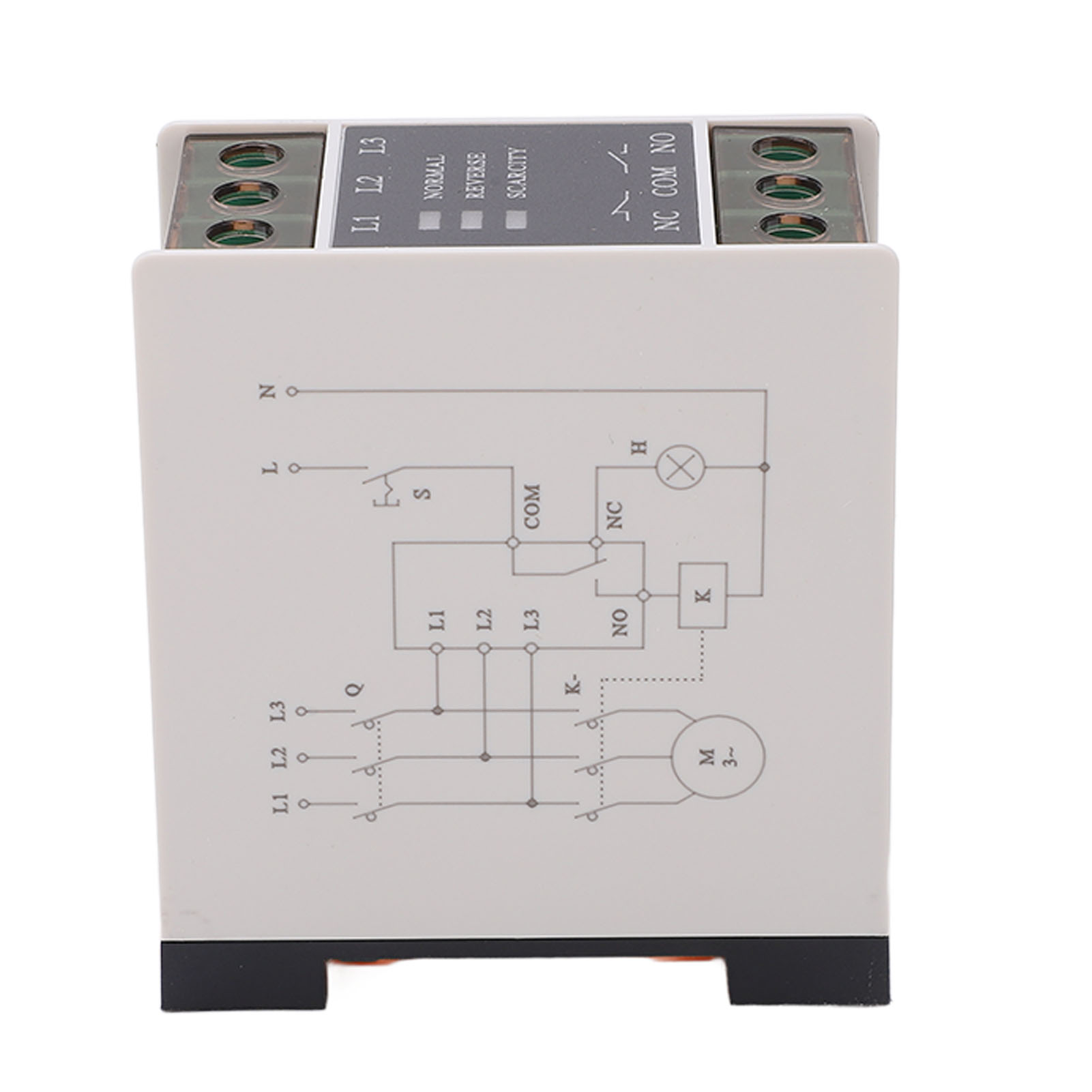 Ac-relais Pc Flammhemmende Schieneninstallation Phasenfolge Phasenausfallrelais 220–440 V Ac