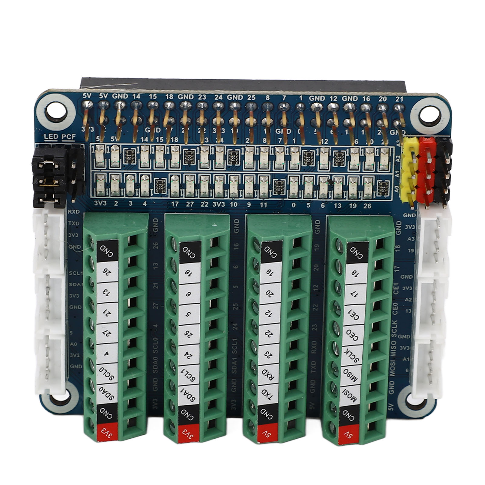 Sensor-erweiterungsplatine Für 4b 3b Cm4 Pcf8591 Led Gpio Io-port Entwicklungsboard-modul