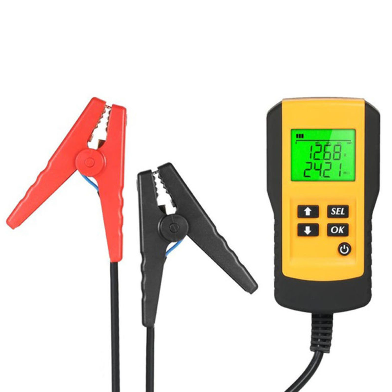 Batterietester Mit Anzeige Von Spannung, Innenwiderstand, Ah-kapazität Und 12v-autobatterie