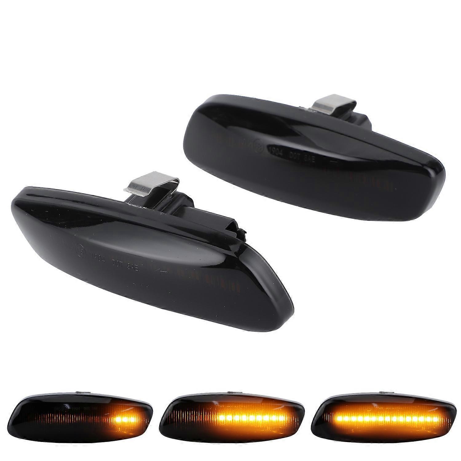 Stück Led-seitenmarkierungsleuchten Mit Blinkern Für Peugeot 207, 308, 408, 3008 Und 5008 (getönt)