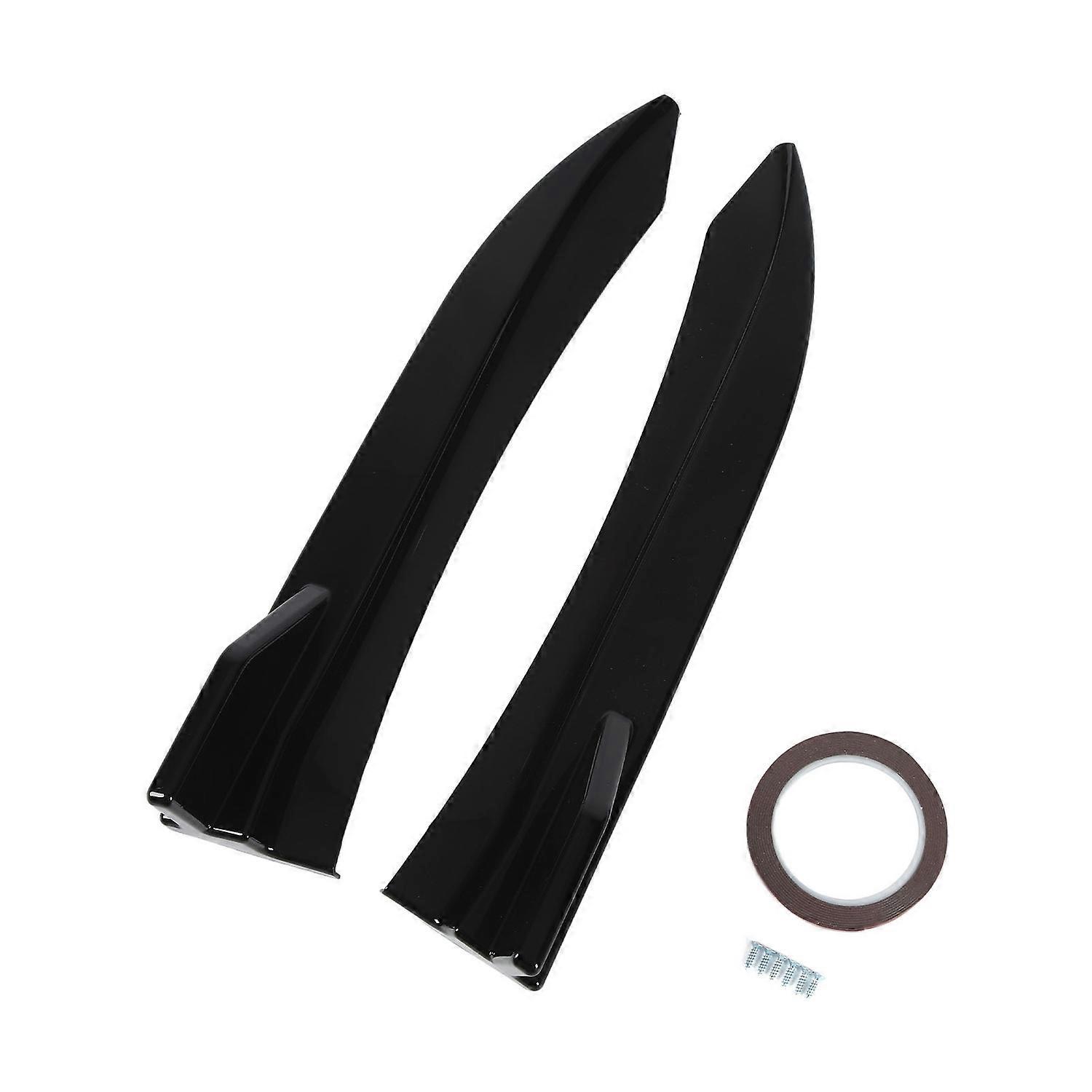 Stück Heckstoßstangen-splitter, Glänzend Schwarz, Seitenspoiler Für 3er Bmw F30 F31 M Sport (2011 Bis 2019)