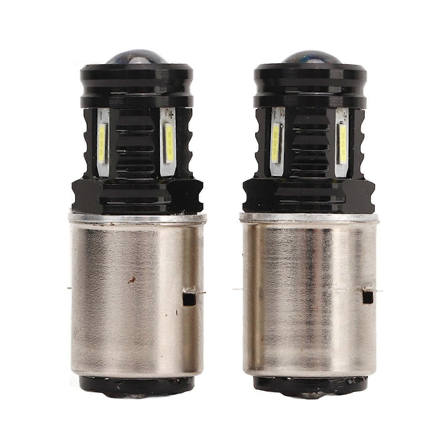 Paar Motorrad-led-glühbirnen, 120 W, 12 Bis 24 V Dc, Hochleistungs-scheinwerferlampen, Universell Für Atvs