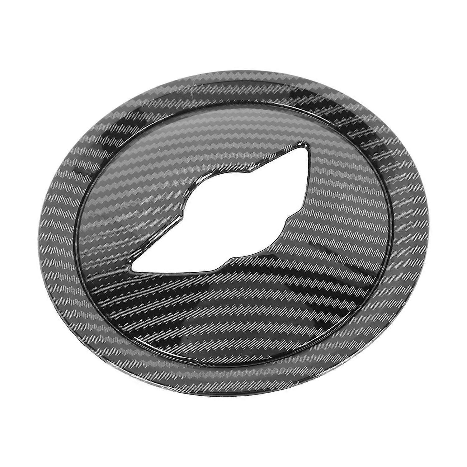 Lenkrad-mittelabdeckung Mit Logo-emblem Im Carbonfaser-stil, Dekorativer Aufkleber Für Cooper R54 R5