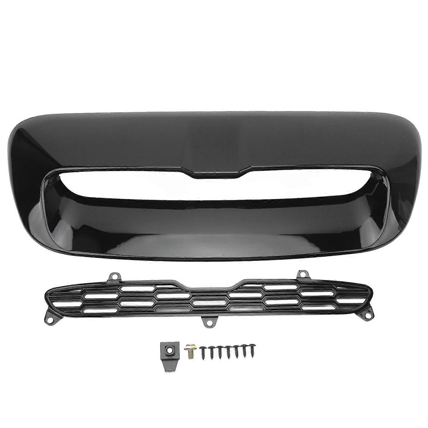 2 Stück Motorhauben-lüftungsblenden, Glänzend Schwarz, Ersatz Für Cooper S R56 R55 R57