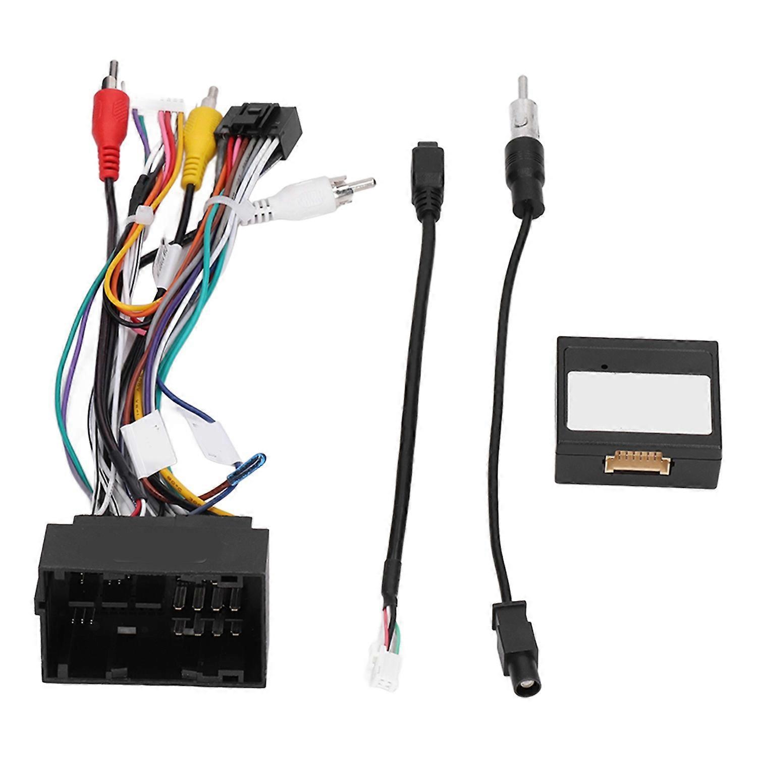 16-poliger Autoradio-kabelbaum Mit Usb-kabel Und Can-bus-box-kit Als Ersatz Für Jeep Grand Cherokee 201