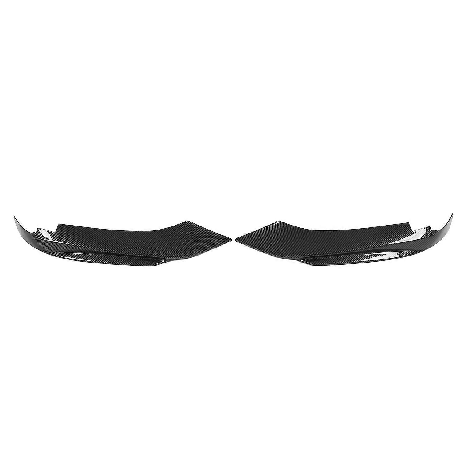 Paar Frontstoßstangen-lippenspoiler In Carbonfaser-optik Als Ersatz Für 4er Bmw F32 F33 F36 M Sport Ab 2014