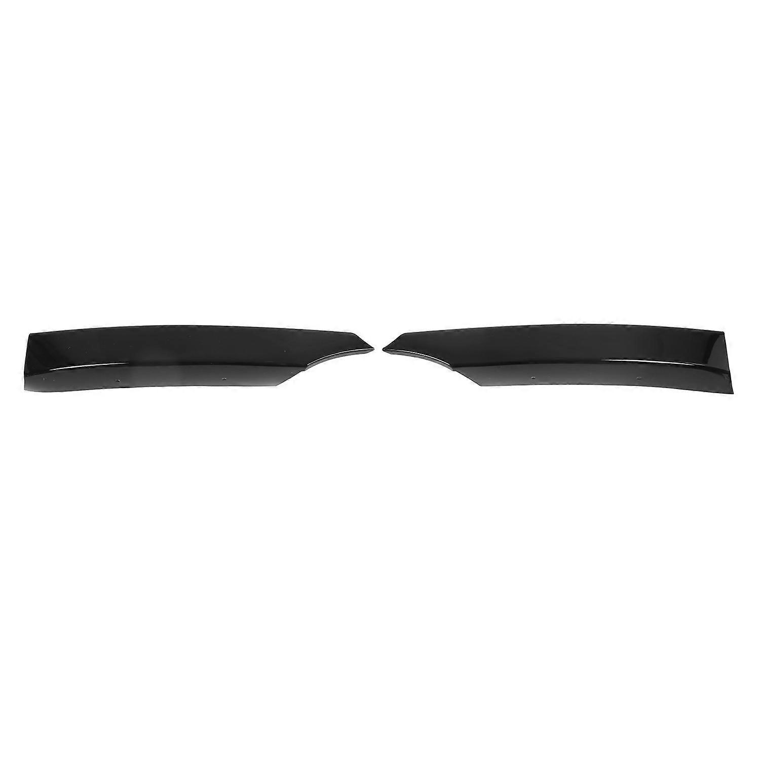 2 Stück Glänzend Schwarze Frontstoßstangenlippenspoiler Links Und Rechts Für 1er E82 E88 M-tech 2008-2013