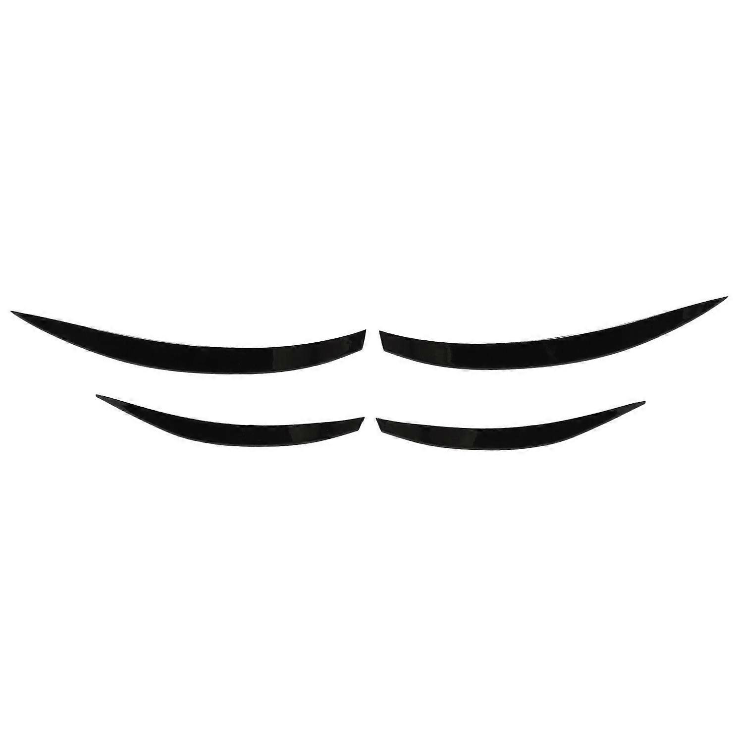 4-teiliges Set Zur Optischen Aufwertung Der Seitlichen Kühlergrillblenden Für Die Frontstoßstange Von Mercedes-benz Cla-klasse C118 X118 Amg-l