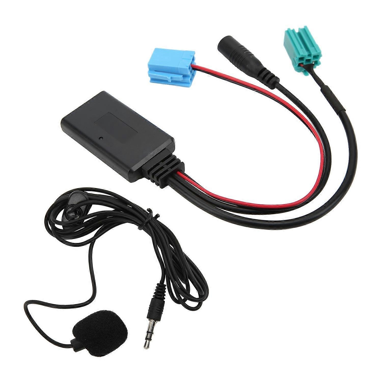Bluetooth 5.0-eingangskabel Für Autoradios, Audio-musikadapter, 6-polig, Mit Mikrofon, Ersatz Für Clio E
