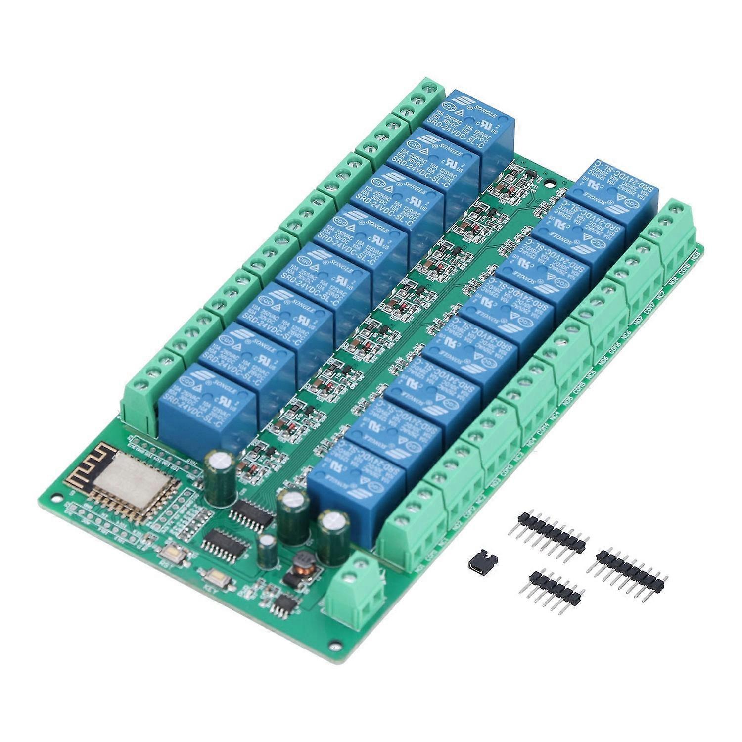 Relaismodul 16-kanal Wifi-fernsteuerungs-entwicklungsboard Dc 24v Für Esp8266