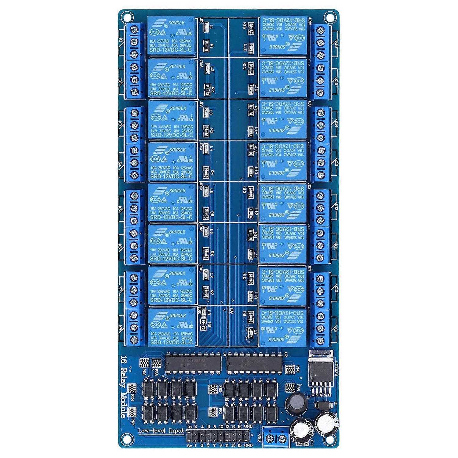16-kanal-relaismodul Mit Hoher Genauigkeit, 12 V, Rj45-schnittstelle Für Industrieanlagen