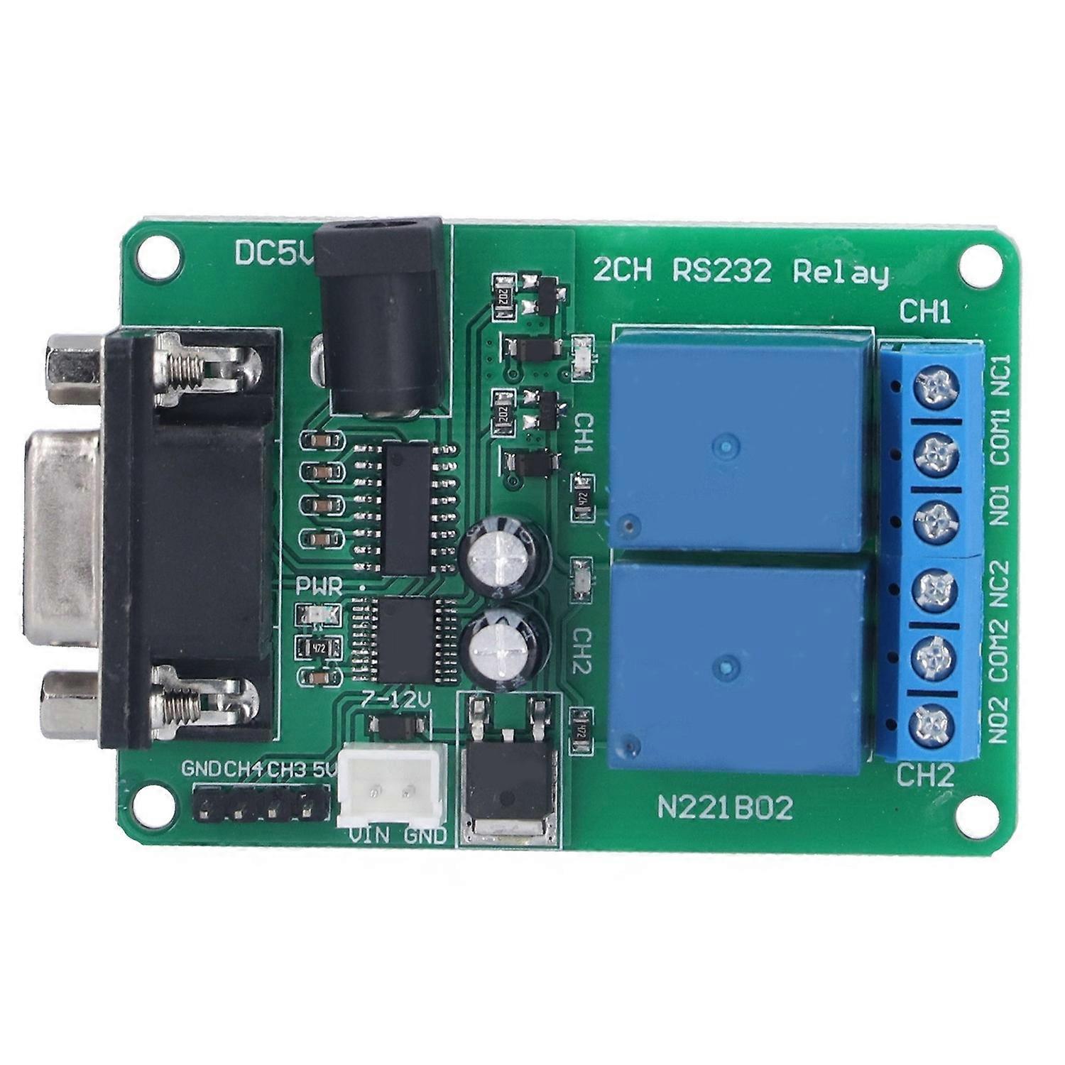 Relaismodul Abs Serielle Schnittstelle Baudrate 9600 Kbps Fernbedienung Elektronisches Bauteil Rs232