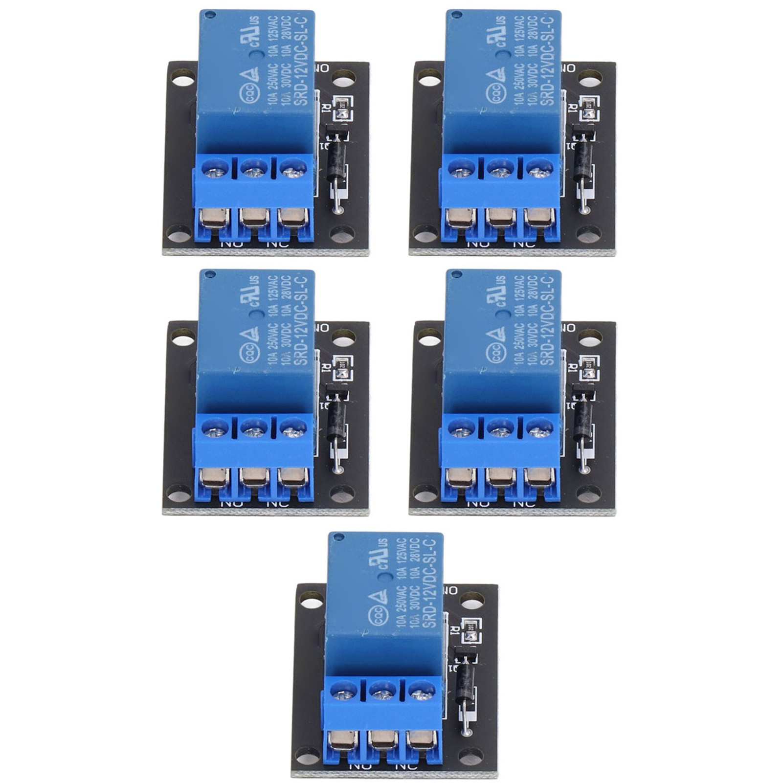 5-teiliges Relaismodul-1-kanal-steuerplatinen-controller-12v-zubehörset Für Die Entwicklung