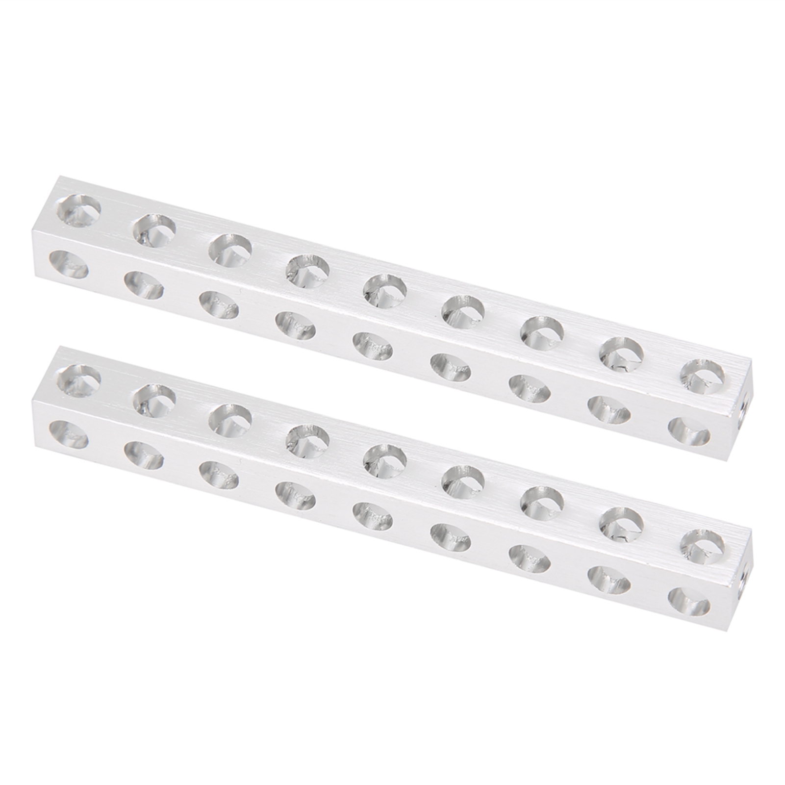 2 Stück 3106‑0009‑0072 Roboterstruktur Quadratisches Trägerteil Zubehör 9 Löcher 8 X 8 X 72 Mm