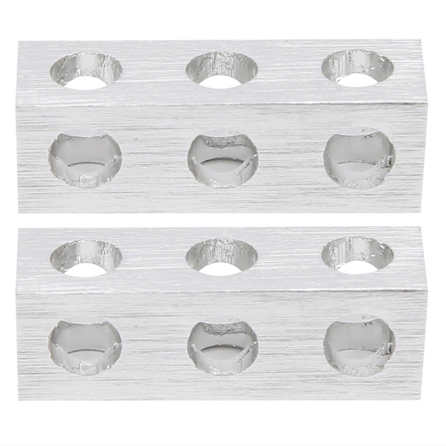 2 Stück Vierkantträger Mit 3 Löchern 3106‑0003‑0024 8 X 8 X 24 Mm Roboterteil-zubehör