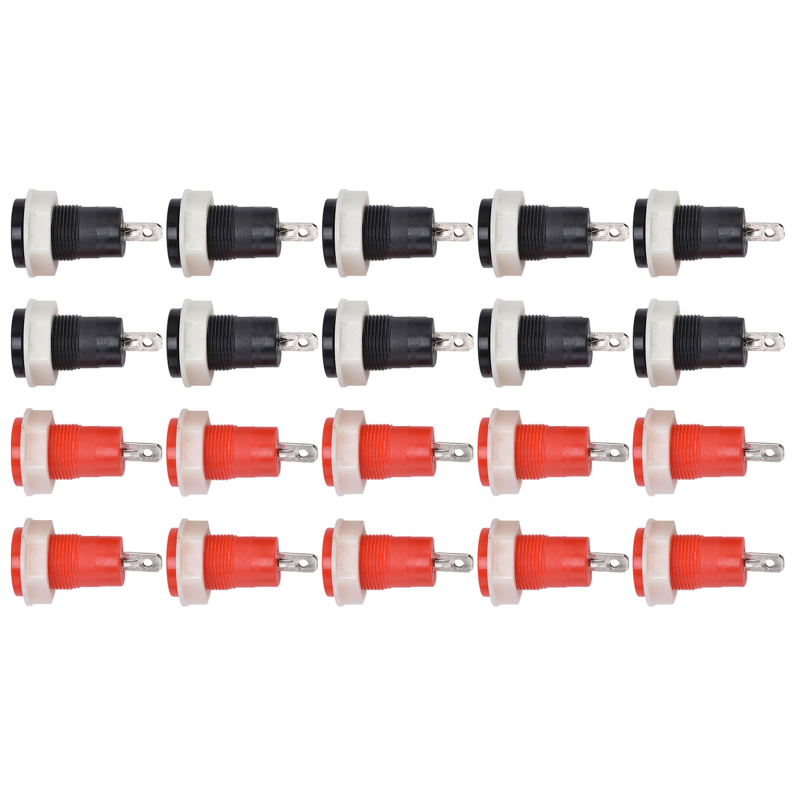 10 Paar Sicherheits-schweißklemmen Aus Messing Für 4-mm-bananenstecker, 1 Kv, 32 A