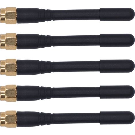 5 Stück Signalantenne, Dualfrequenz, Omnidirektional, Wasserdicht, Sma-stecker, 3 Dbi Verstärkung
