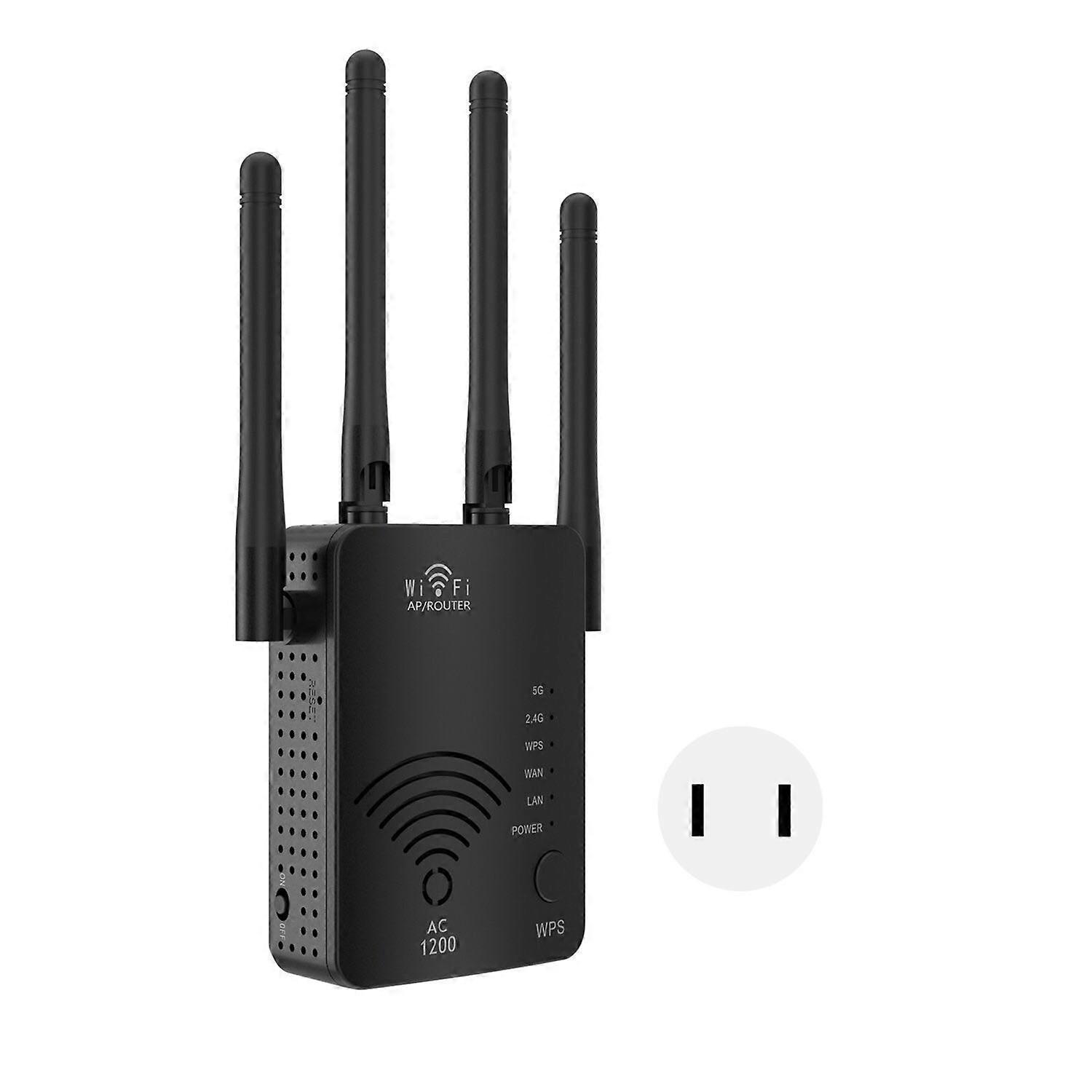 1200m Dualband-5g-wlan-router Mit Stabilem Signal, 300 Mbit/s Highspeed Und 4 Modi Für Com