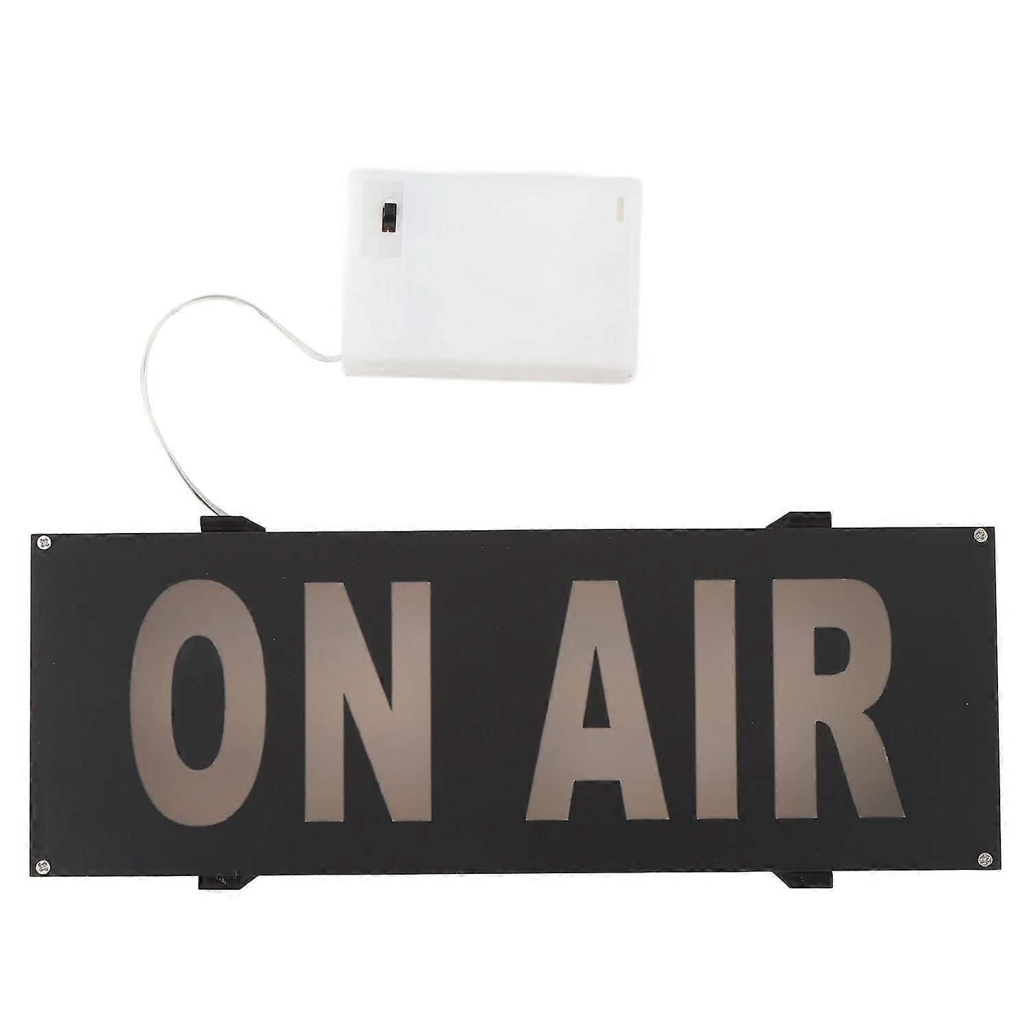 „on Air“-schildleuchte Mit Led-tastensteuerung, Kreatives „on Air“-leuchtschild Für Studiotische