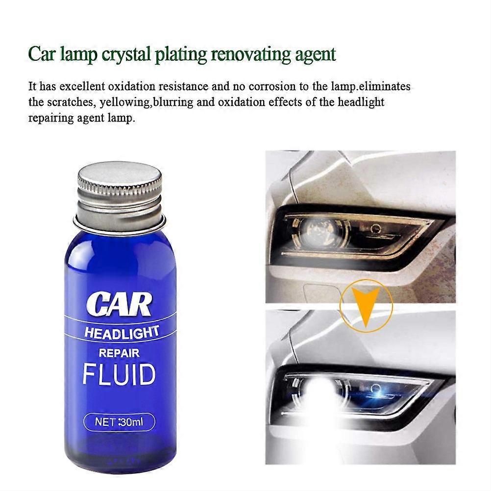 50 Ml Scheinwerfer-reparaturflüssigkeit Zur Beseitigung Von Kratzern, Vergilbung, Oxidation Und Fusselbildung