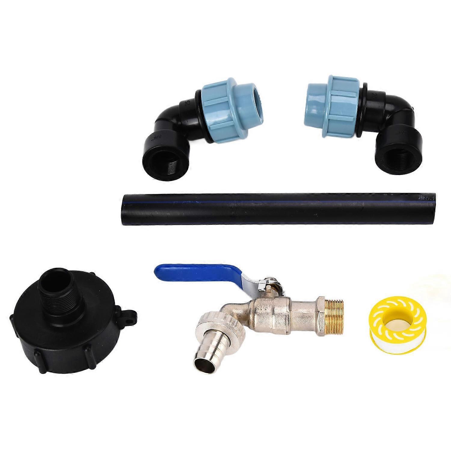 Winkel-ibc-adapter, Behältertank, Schwanenhalsauslass, Wasserhahnanschluss Zum Befüllen Von Gießkannen, 1 Fassheber