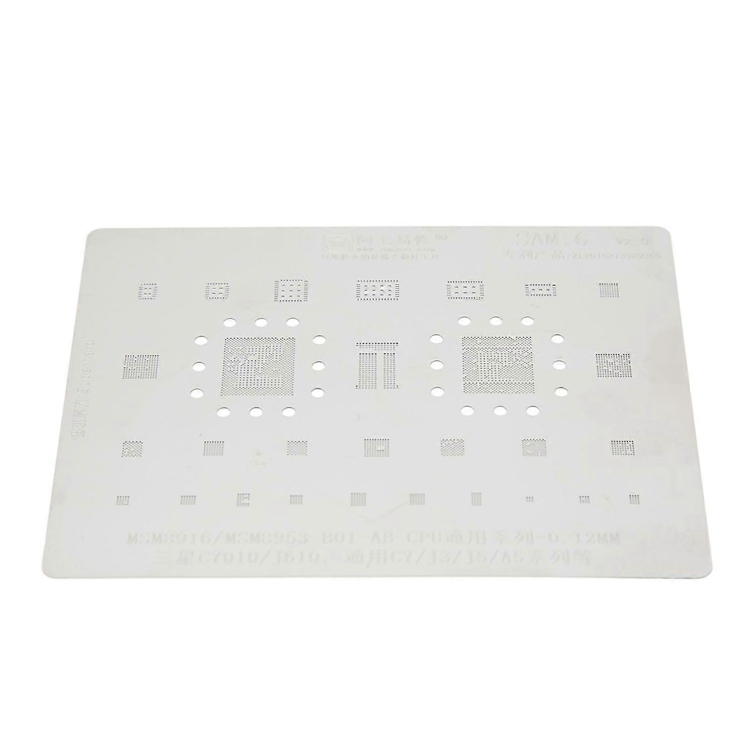 Reballing-schablone Für Bga-cpus Von Samsung-geräten (c7010, J610)