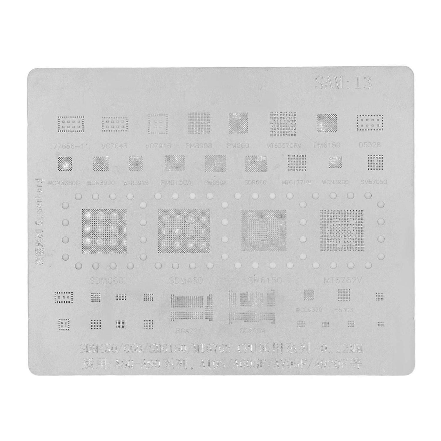 Reballing-schablone Für Bga-cpus Von Samsung A60–a90