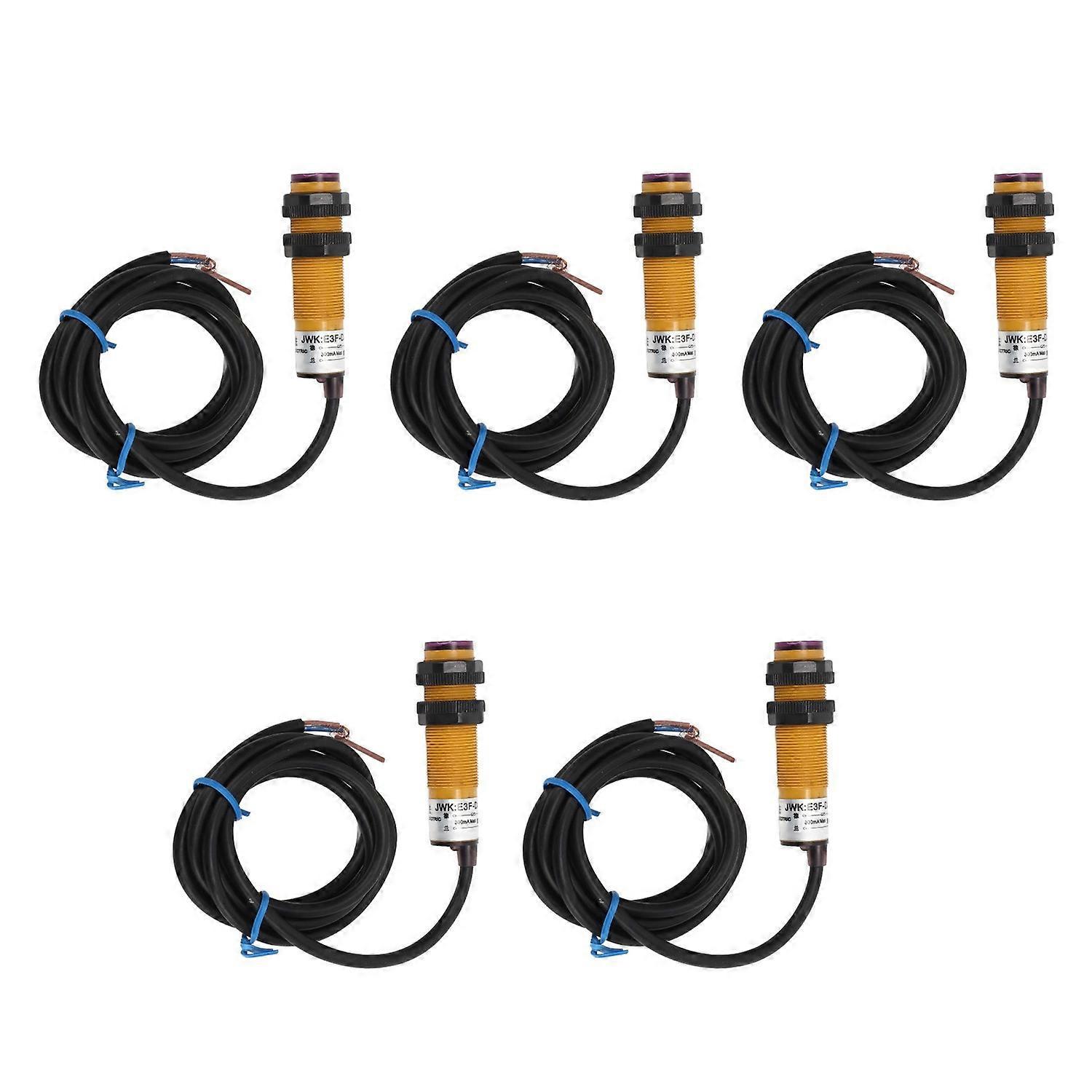 5 Stück Infrarot-lichtschranken-modul Ip54, Normalerweise Geschlossen, Hindernisvermeidungssensor, 300 Ma, Ac90‑2