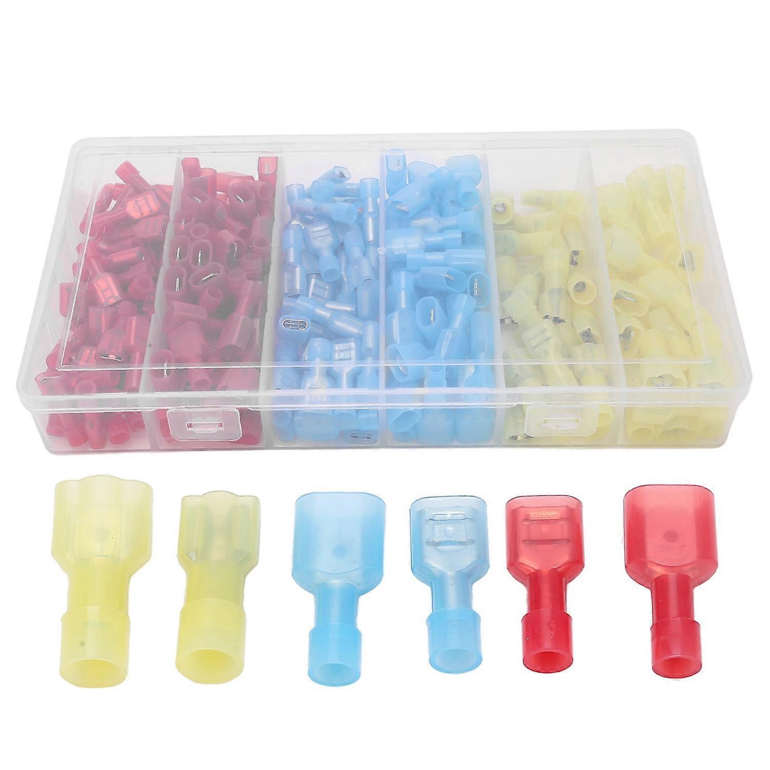 200-teiliges Set Mit Kaltpress-schnellkupplungsverbindern Aus Kupfer-nylon (weiblich Und Männlich) Für Die Verdrahtung
